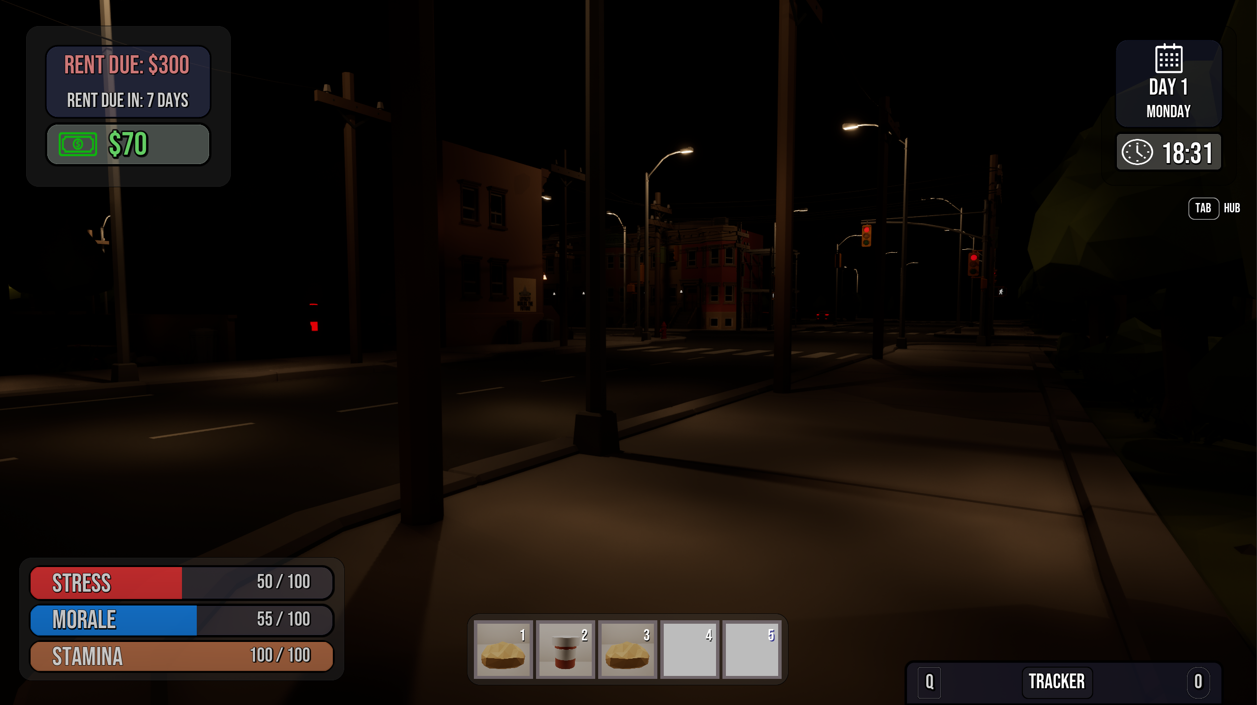 State of Dissent city at night